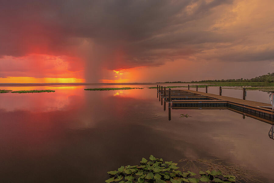 Sunset Photograph - Through Rain and Glow I Travel by Garth Steger
