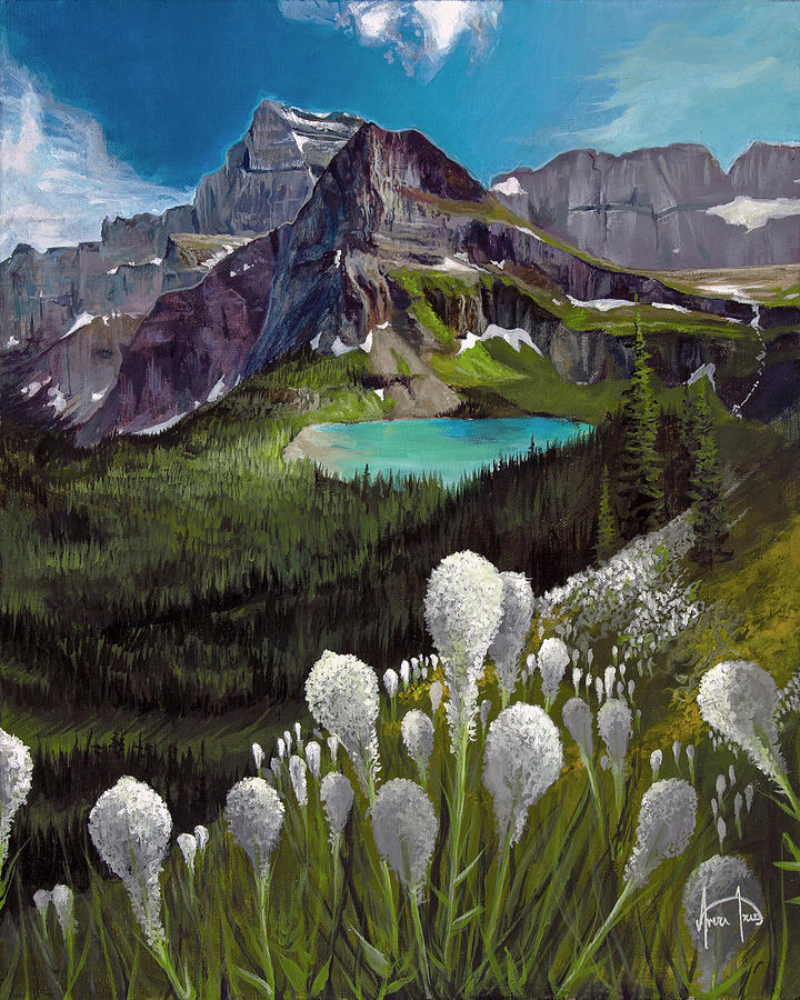 Through the Bear Grass Painting by Averi Iris
