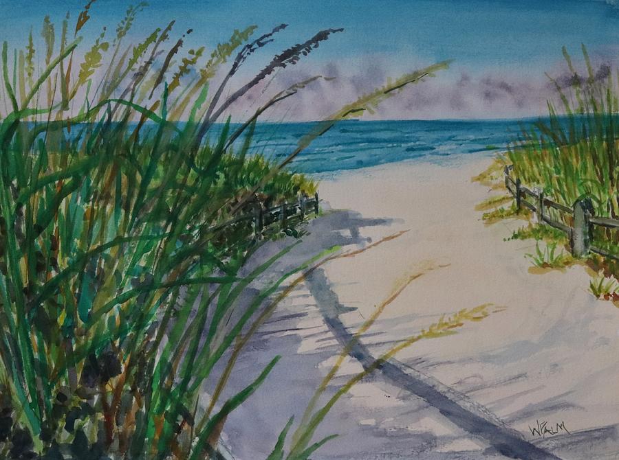 Through the Dunes Painting by William Palm - Fine Art America