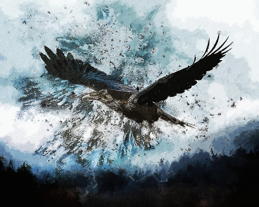 Through The Storm Mixed Media by Dan Sproul Through The Storm Mixed Media by Dan Sproul