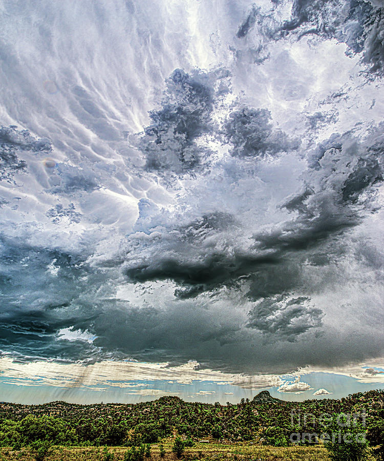 Thumb Butte Storm, Prescott, Arizona Photograph by Don Schimmel