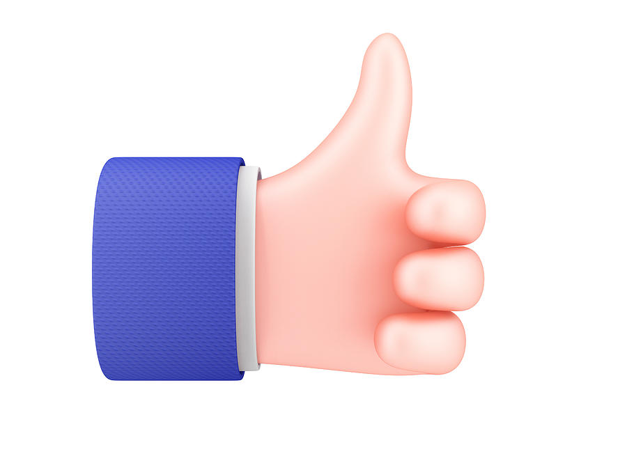 Thumbs up, illustration Drawing by Sergii Iaremenko/science Photo Library