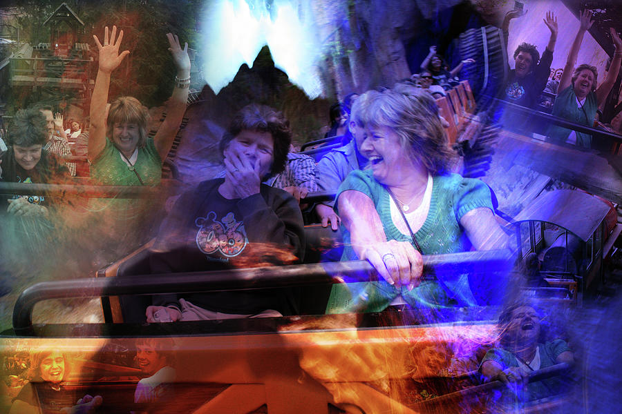 Thunder Mountain at Disneyland Photograph by Beverly Read Thunder Mountain at Disneyland Photograph by Beverly Read