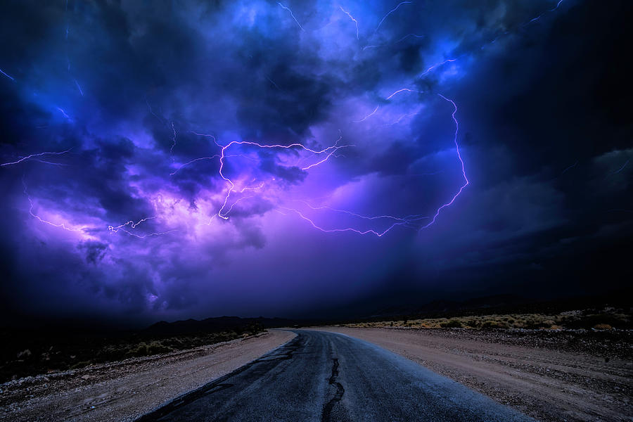 Thunder Storm in the Desert 1 Photograph by James Sage
