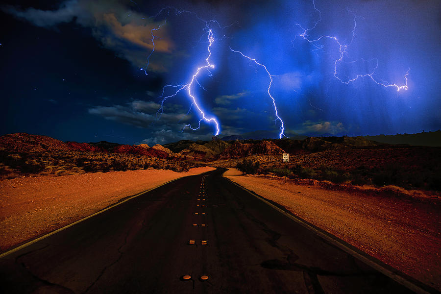 Thunder Storm in the Desert 2 Photograph by James Sage