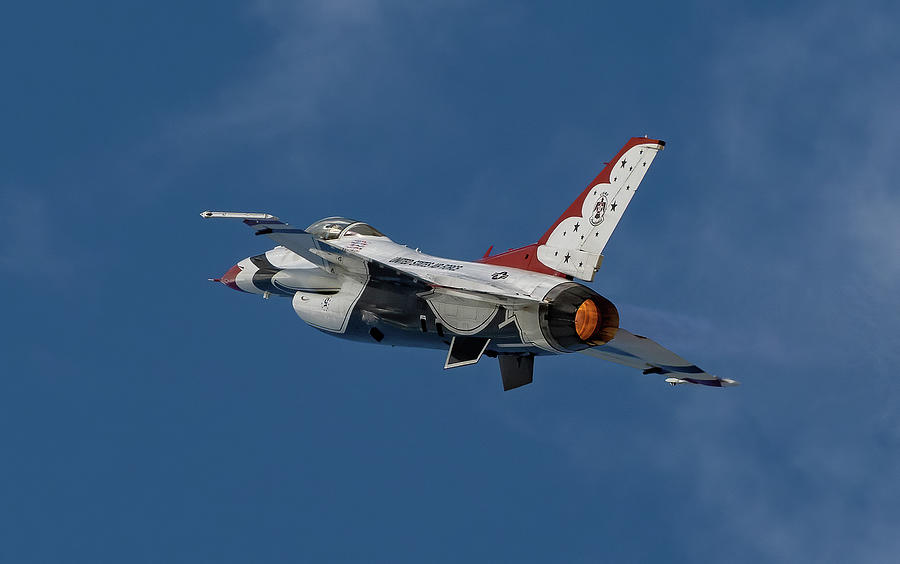 Thunderbird Afterburner Sanford, Airshow, Florida Photograph by