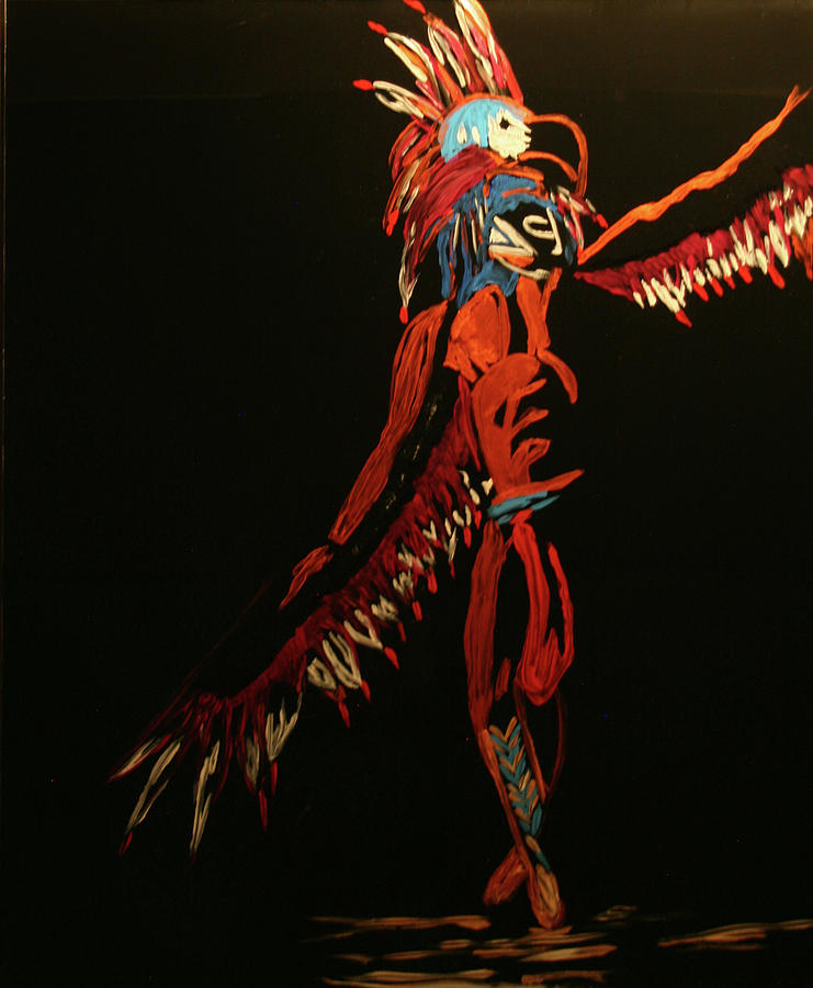 THunderbird Painting by Marilyn Quigley