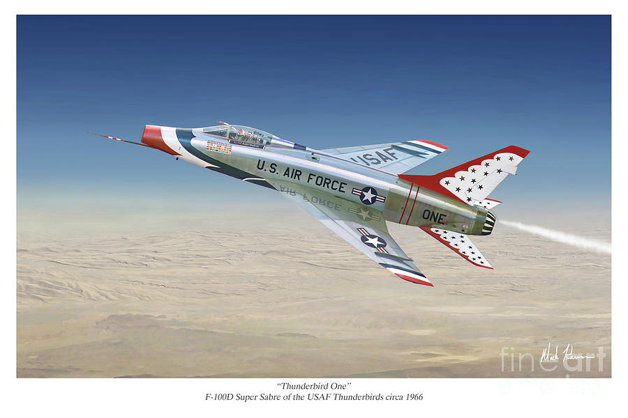 Thunderbird One Painting by Mark Karvon