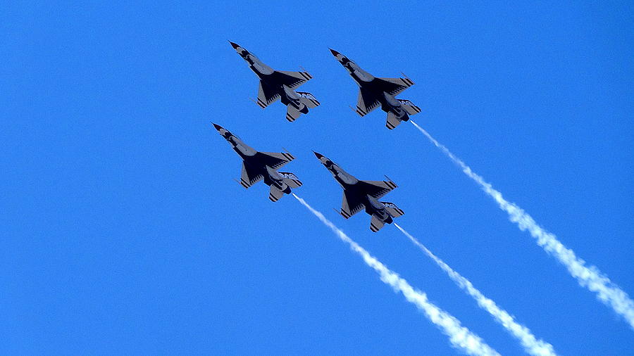 Thunderbirds - Diamond Formation Photograph by Antonio Corneal - Fine ...