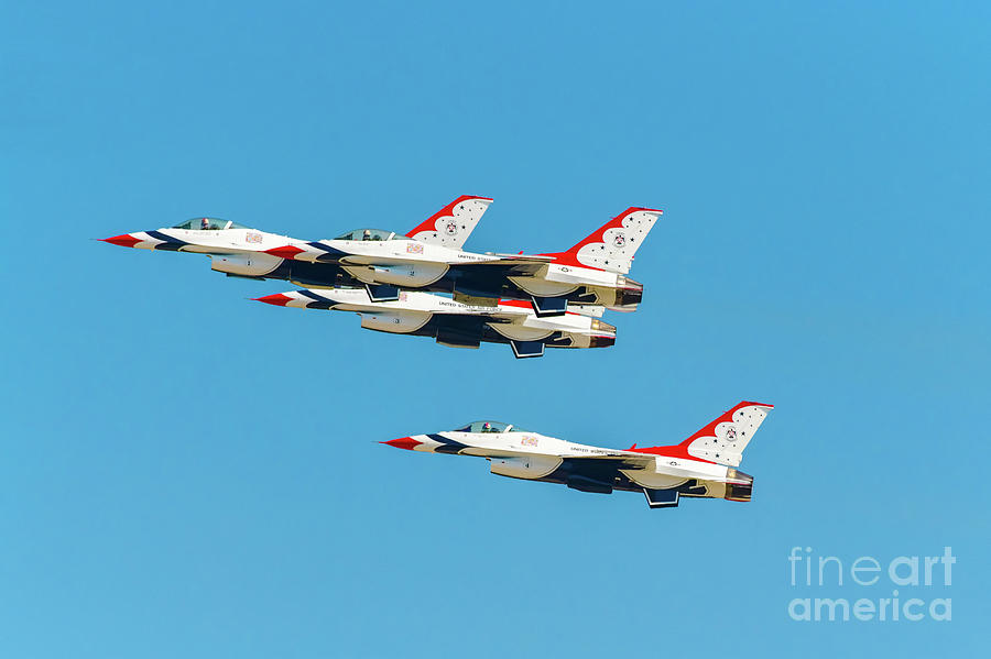 Thunderbirds Gear Up Now Photograph by Jeff at JSJ Photography