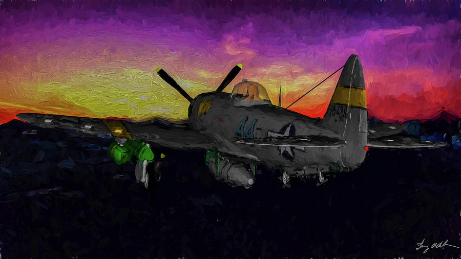 Thunderbolt Waiting for Daybreak - Art Digital Art by Tommy Anderson