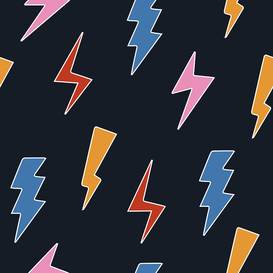 lightning bolt pattern