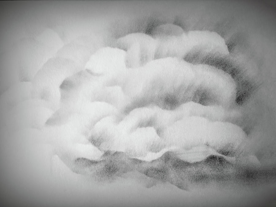 Thunderhead Above Drawing by Deborah League