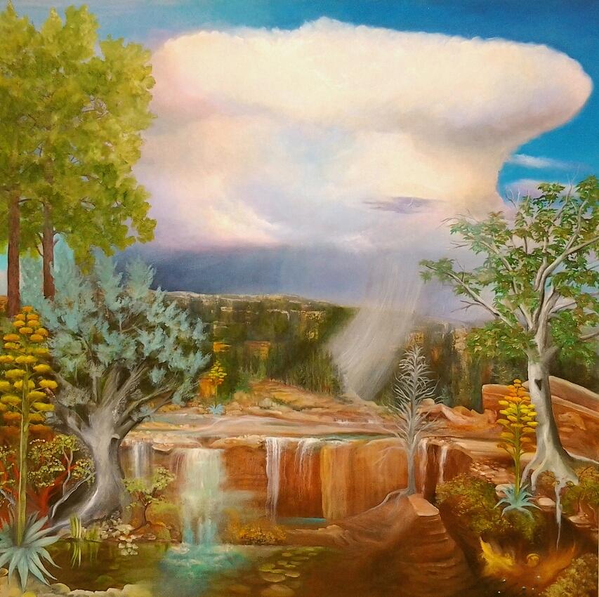 Thunderhead on the mounty Painting by William T Templeton Thunderhead on the mounty Painting by William T Templeton