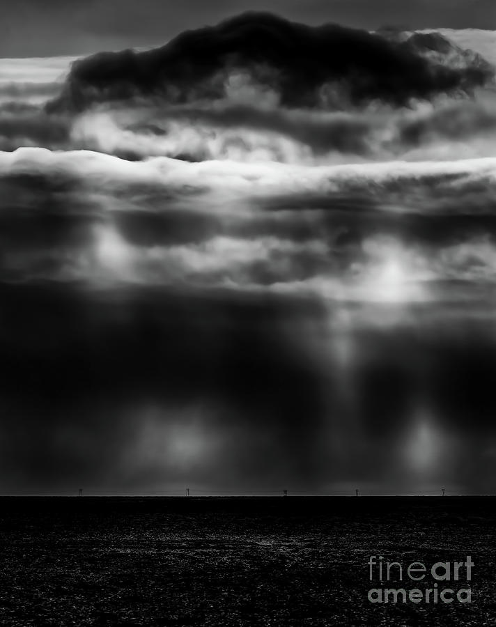 Thunderstorm Over Skeidararsandur Iceland Photograph by M G Whittingham