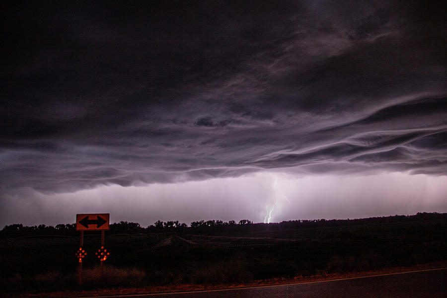 Thunderstorms on the Nebraska Kansas Border 006 Photograph by NebraskaSC