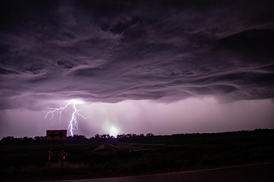 Thunderstorms on the Nebraska Kansas Border 010 Photograph by NebraskaSC