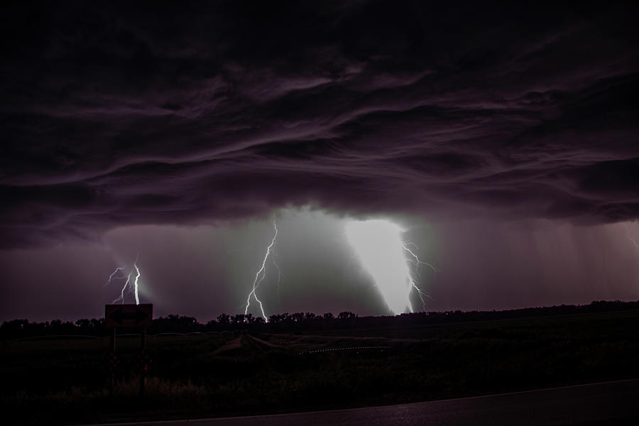 Thunderstorms on the Nebraska Kansas Border 011 Photograph by NebraskaSC