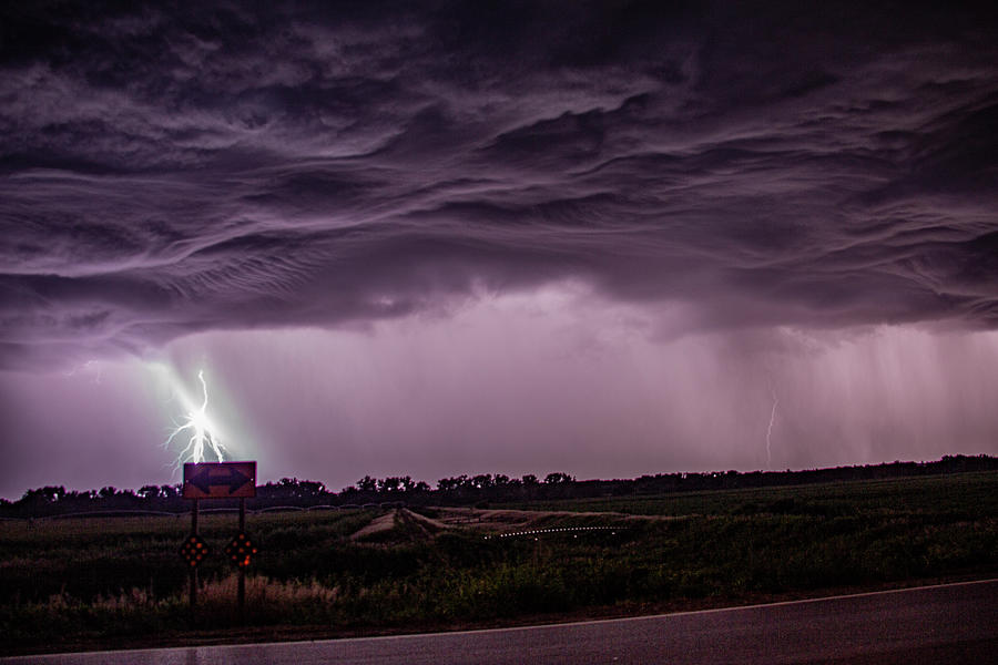 Thunderstorms on the Nebraska Kansas Border 012 Photograph by NebraskaSC