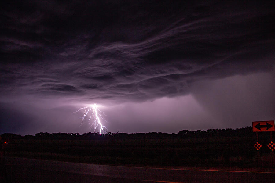 Thunderstorms on the Nebraska Kansas Border 013 Photograph by NebraskaSC