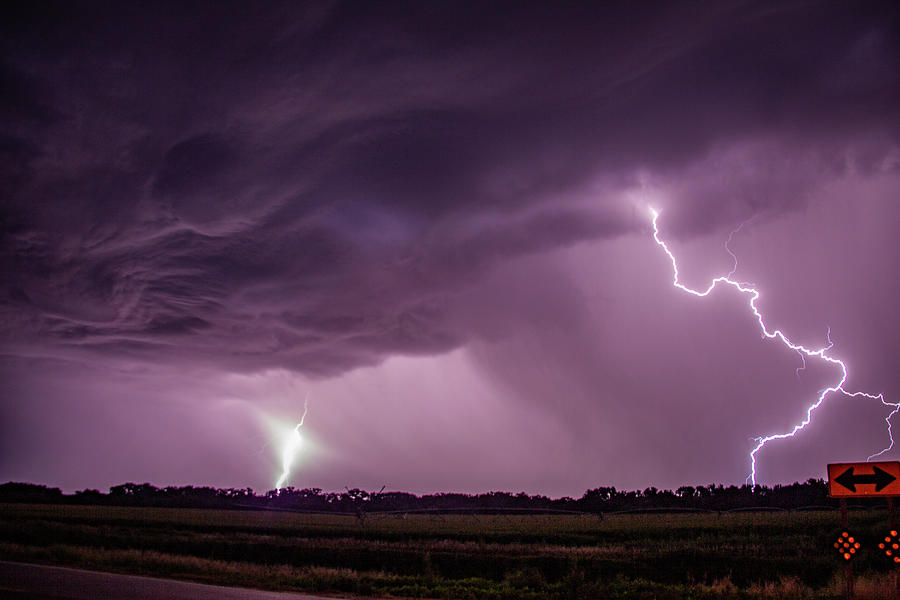 Thunderstorms on the Nebraska Kansas Border 016 Photograph by NebraskaSC