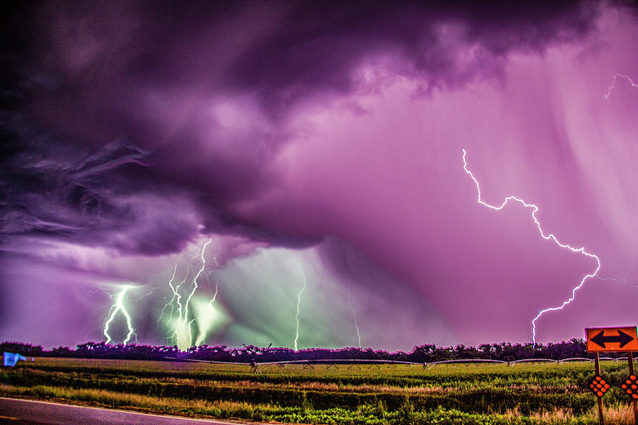 Thunderstorms on the Nebraska Kansas Border 017 Photograph by NebraskaSC