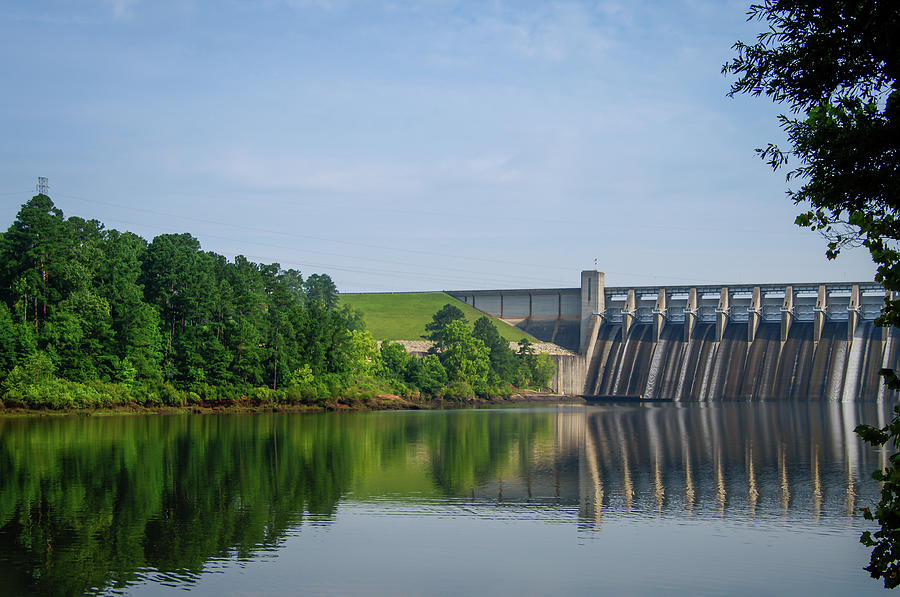 Thurmond Lake Dam-1 Photograph by John Kirkland