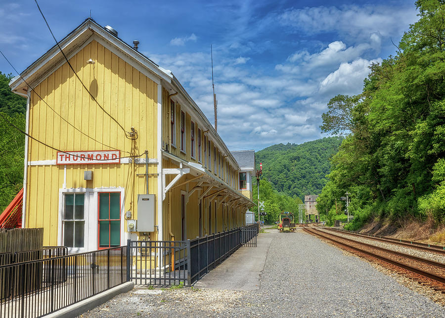 Thurmond Train Station - New River Gorge Photograph by Susan Rissi Tregoning