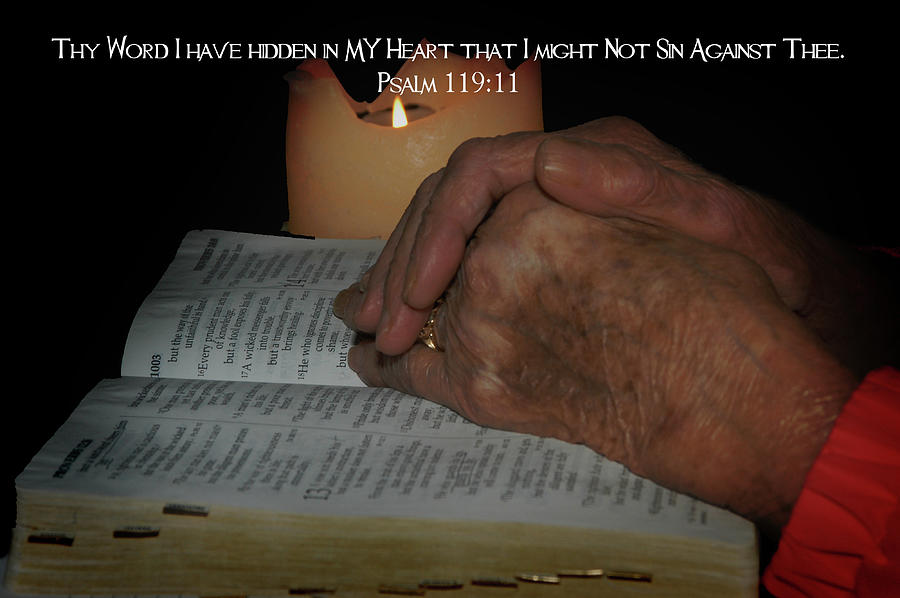 Thy Word I Have Hidden in My Heart Photograph by James C Richardson