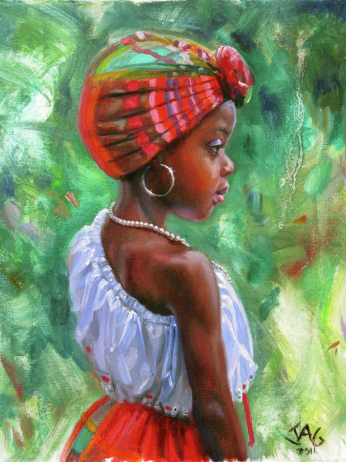 Ti Kweyol 2 Painting by Jonathan Gladding