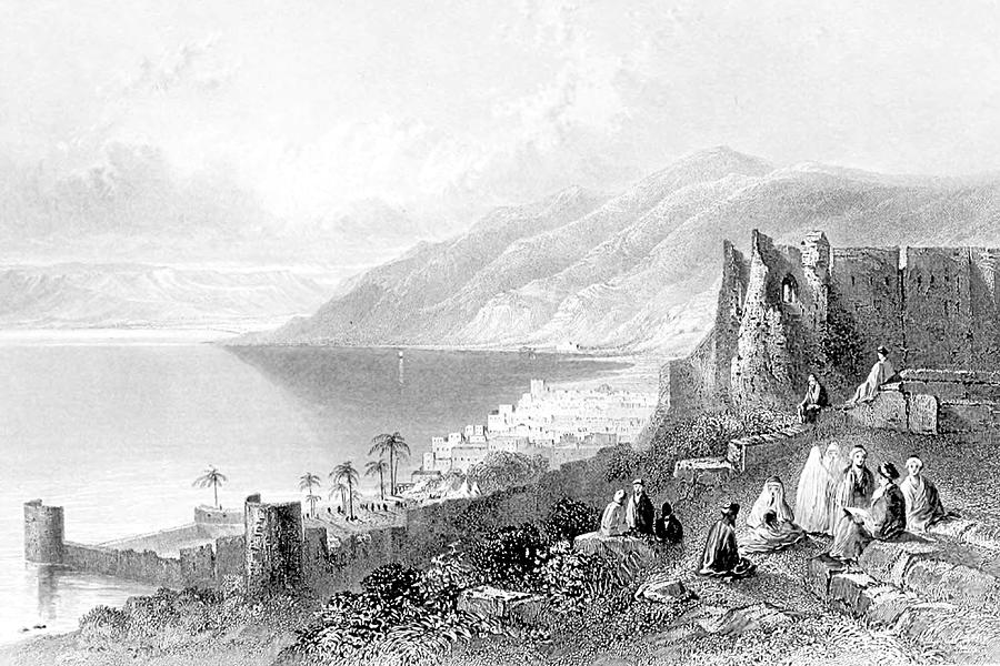 Tiberias in 1847 Photograph by Munir Alawi