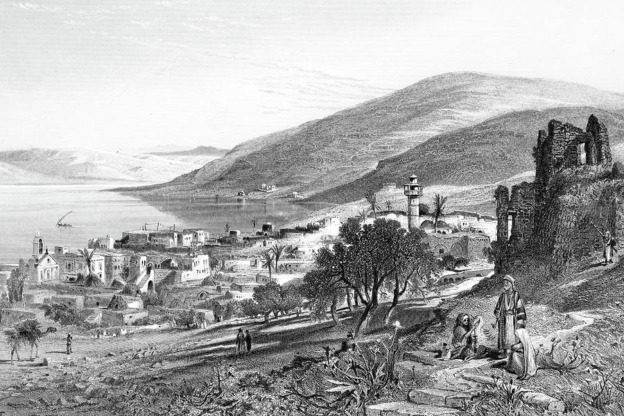 Tiberias in 1881 Photograph by Munir Alawi
