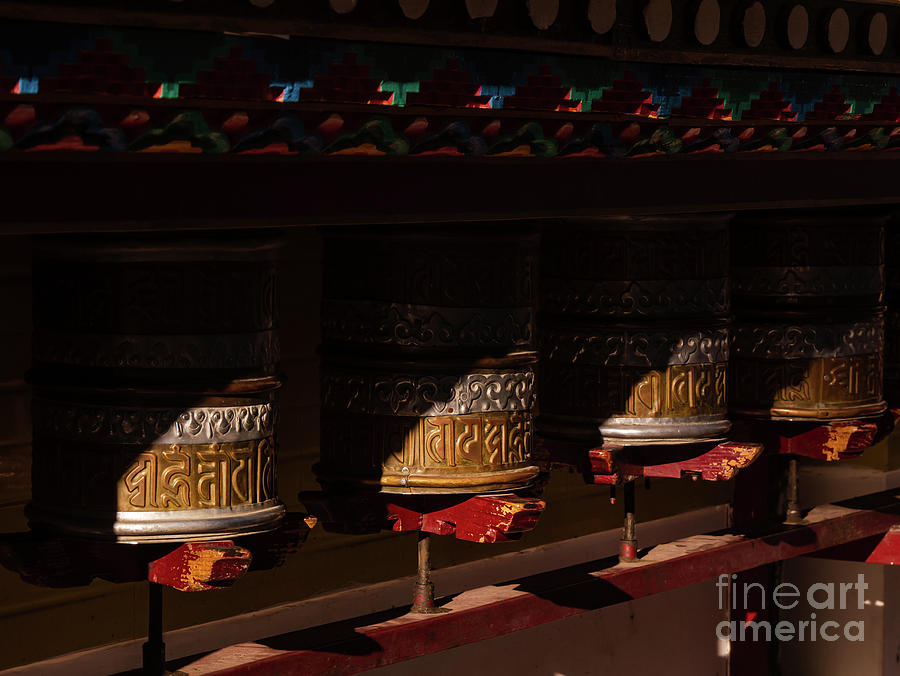 Tibetan bells at Diskit Monastery, oldest and largest Buddhist m Photograph  by Snehal Pailkar - Fine Art America