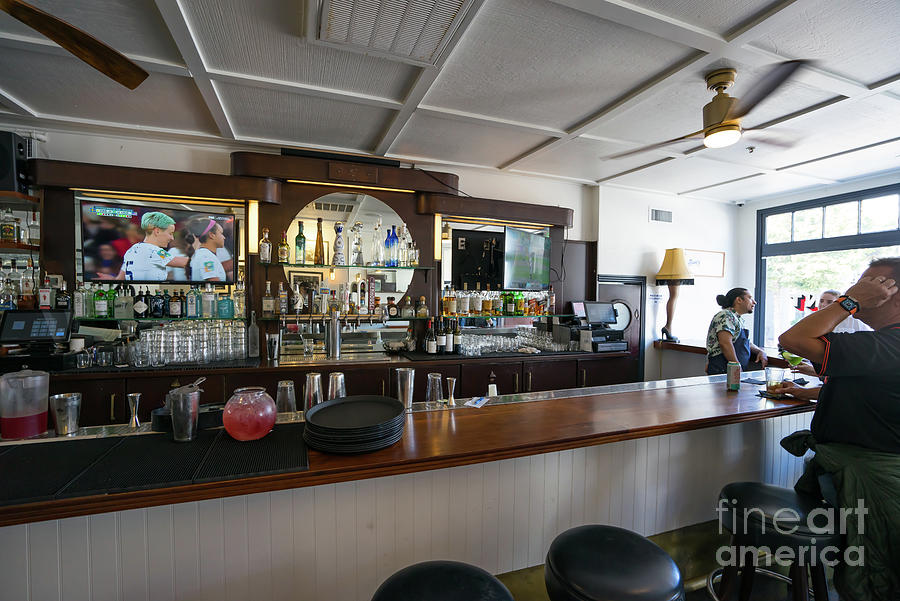Tiburon California Bar At Sam's Cafe DSC07410 Photograph by Wingsdomain