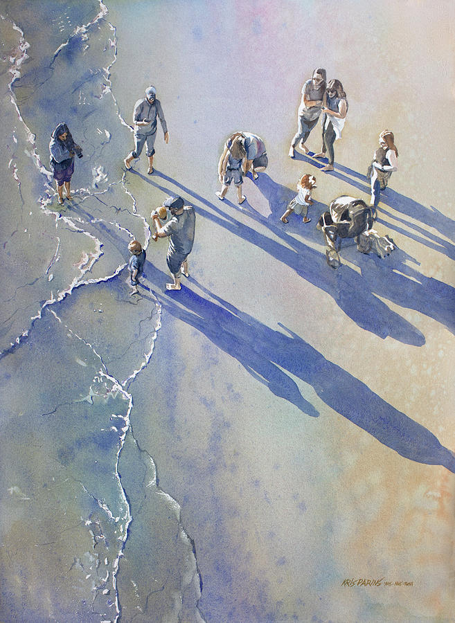 Tidal Encounter Painting by Kris Parins