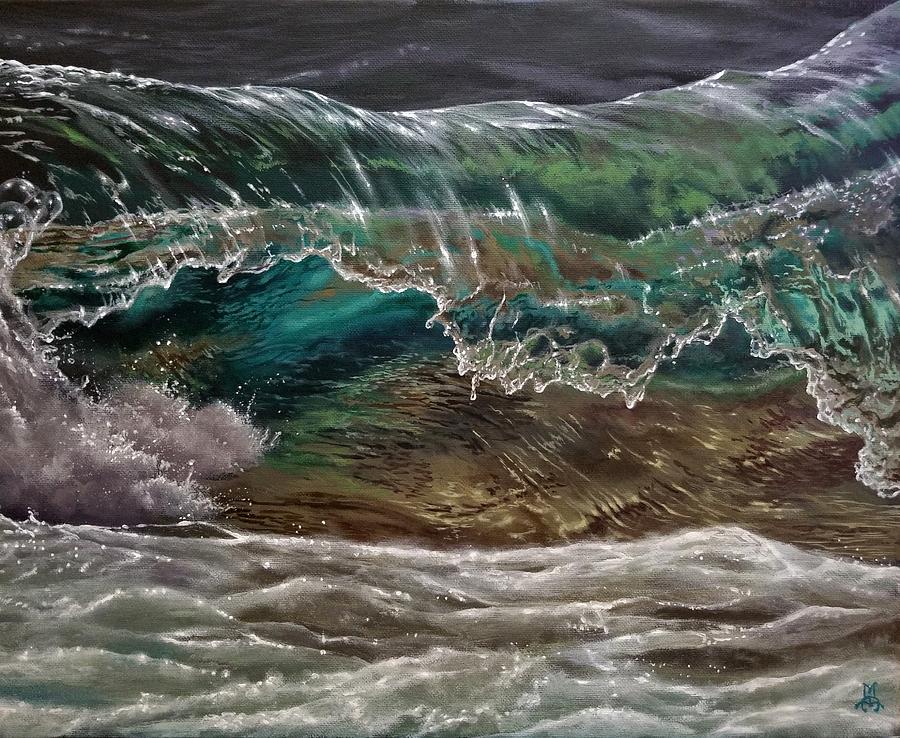 Tidal Glass Painting by Marco Aguilar