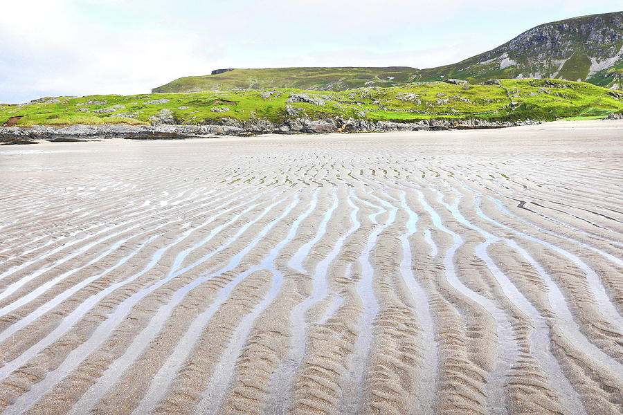 Tidal Patterns in the Sand 1 Photograph by Lexa Harpell