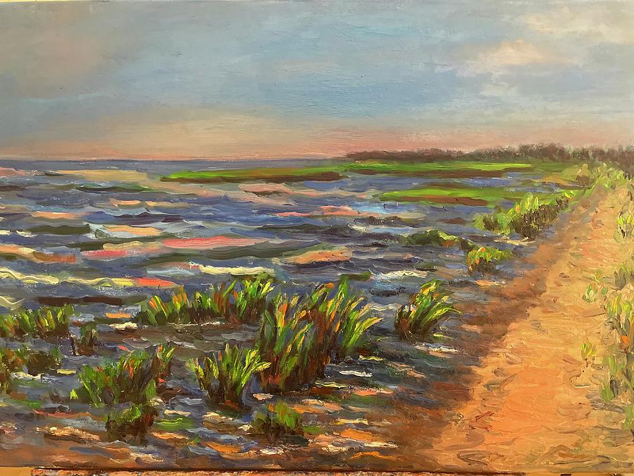 Tide Coming In Painting by Beth Riso
