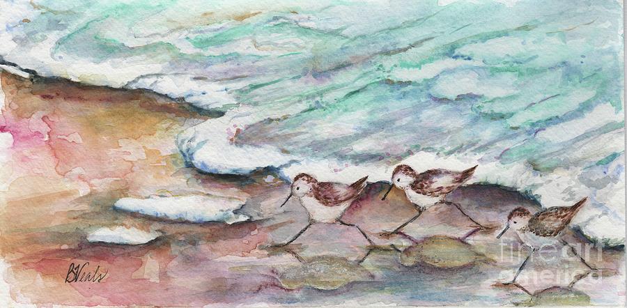 Tide Dodgers Painting by Bev Veals