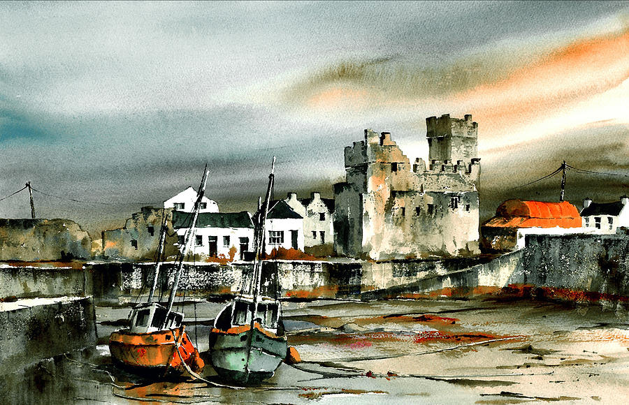  Slade Harbour, Co. Wexford. Painting by Val Byrne