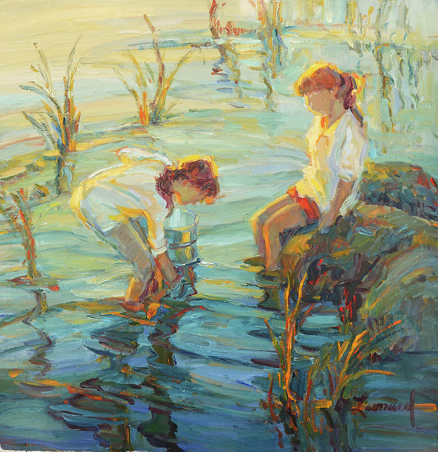 Tide Pools Painting