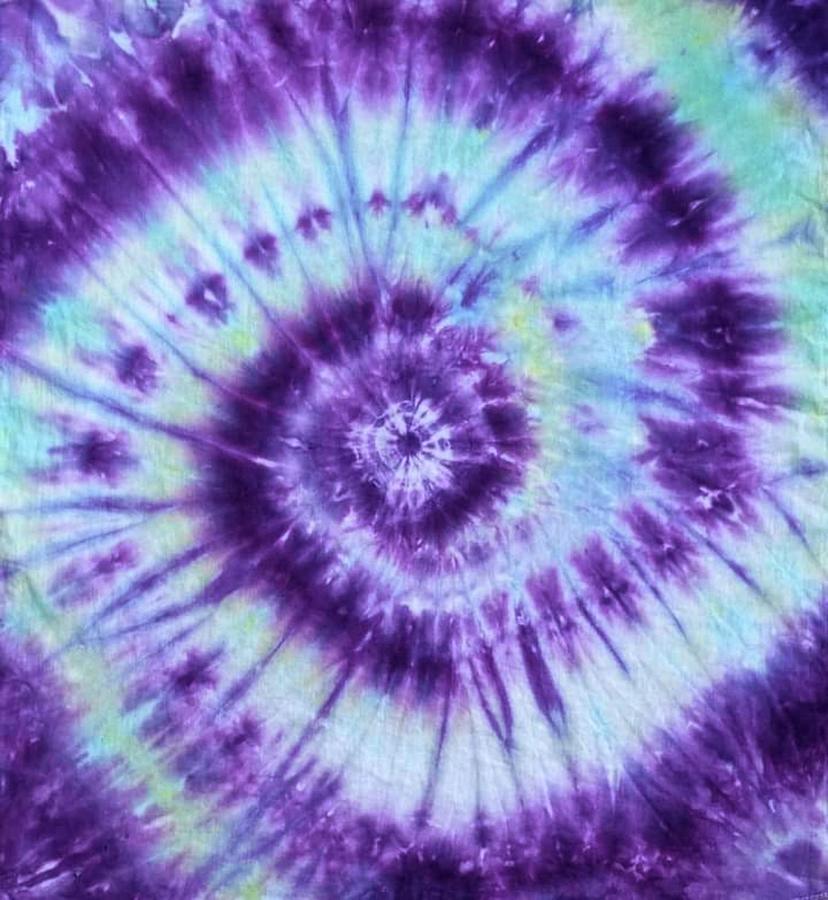 Tie Dye Print Purple and Blue Photograph by Mhana Mason - Fine Art America