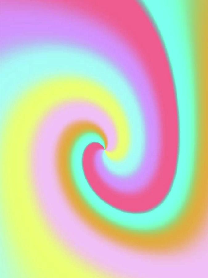 Tie Dye Rainbow Swirl Digital Art by Ashley Rice
