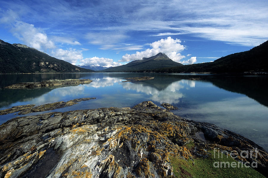 Tierra del Fuego National Park reflections Argentina Photograph by James Brunker
