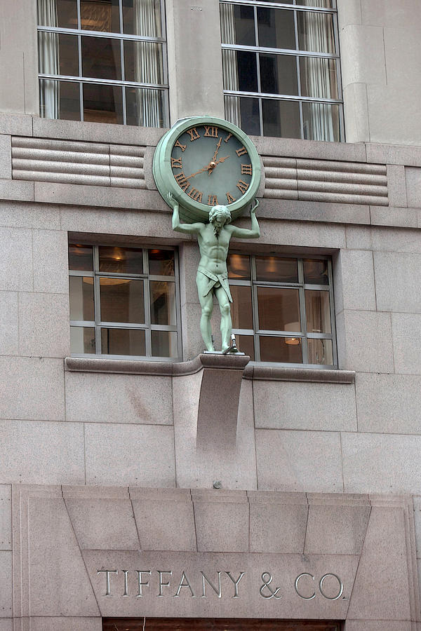 Tiffany Clock Building - New York City Photograph by Art Block Collections