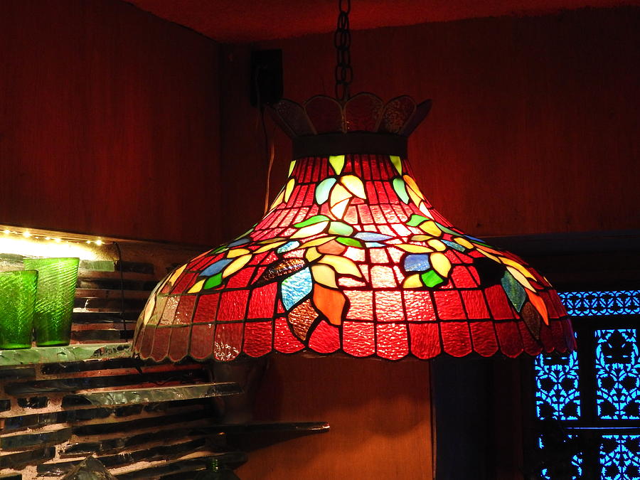 Tiffany Lamp at the House on the Rock Photograph by Barbara Ebeling