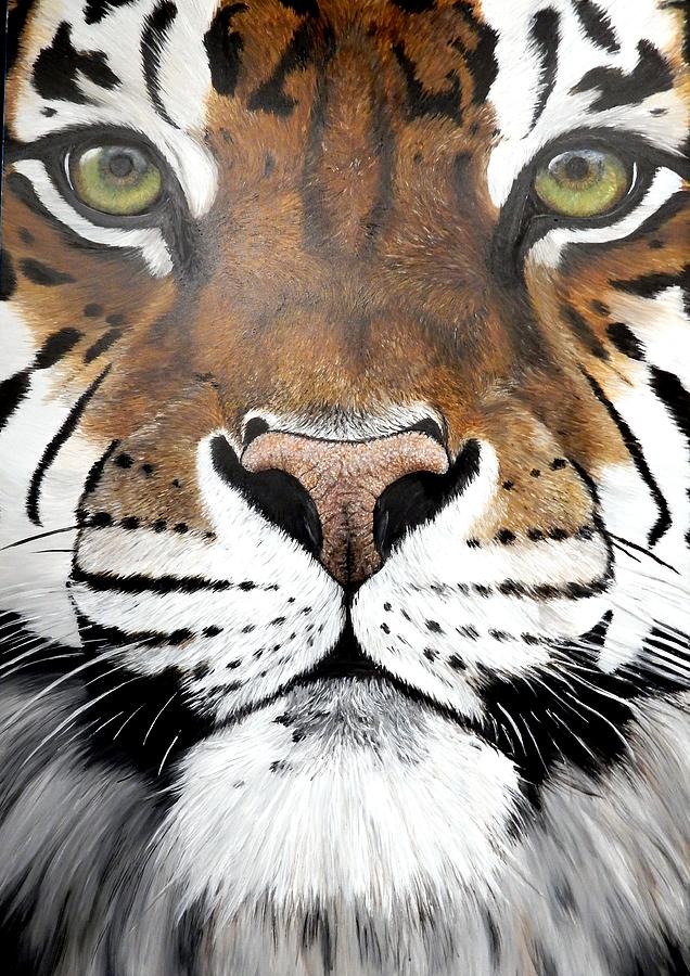 Tiger Painting by Bente Jepsen - Pixels