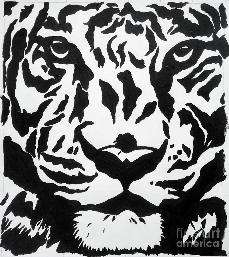 Tiger Face Painting by Amy Stielstra