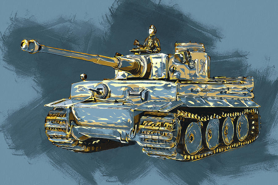 ww2 tiger tank art