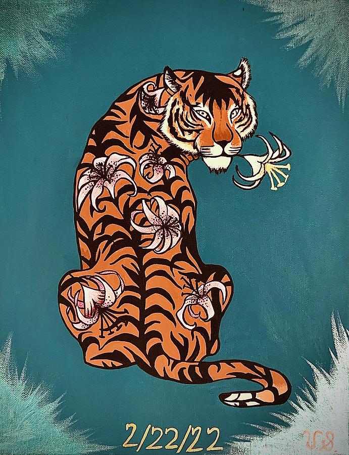 Tiger Lilies Painting By Vianna Stearns - Fine Art America